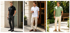 Men's Linen Short Sleeve Shirt With Double Chest Pockets