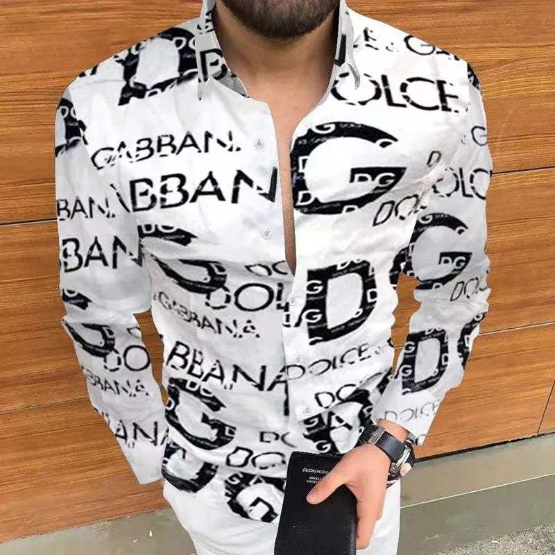 Men's Long-Sleeve Casual Shirt Cotton Linen