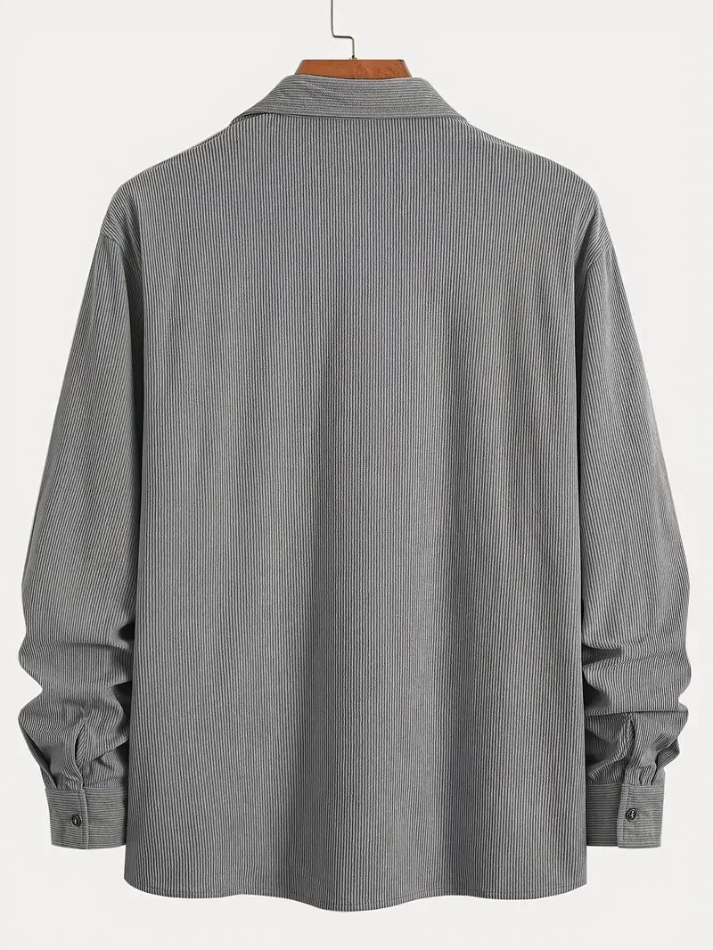 Men's Trendy Shirt Corduroy Jacket Overshirt