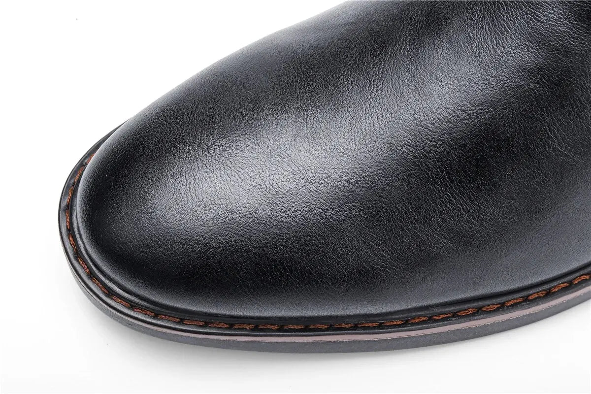 Men's Ankle Classic Chelsea-Heel Slip-On Boots-Keep Melbourne Marvellous Official Store