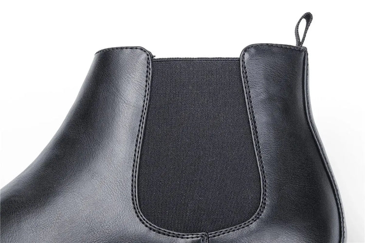 Men's Ankle Classic Chelsea-Heel Slip-On Boots-Keep Melbourne Marvellous Official Store