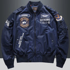 Men's Pilot Bomber Air Force Jacket Baseball Varsity College Design