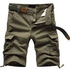 Men's Cargo Shorts Fashion Plaid Casual Bermuda Style