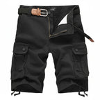 Men's Cargo Shorts Fashion Plaid Casual Bermuda Style