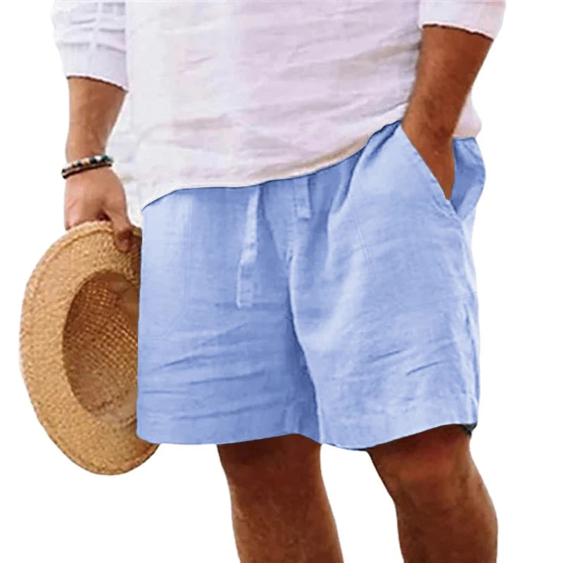 Men's Loose Fit Shorts Cotton Lightweight Casual