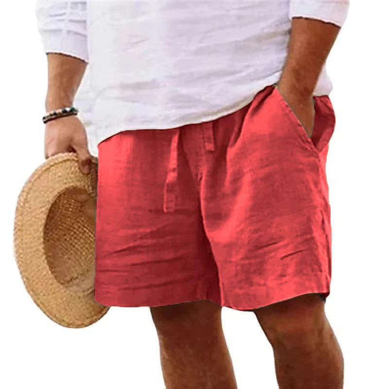 Men's Loose Fit Shorts Cotton Lightweight Casual