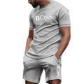 Men's T-shirt + Shorts 2pcs Outfit Set Combo BOSS