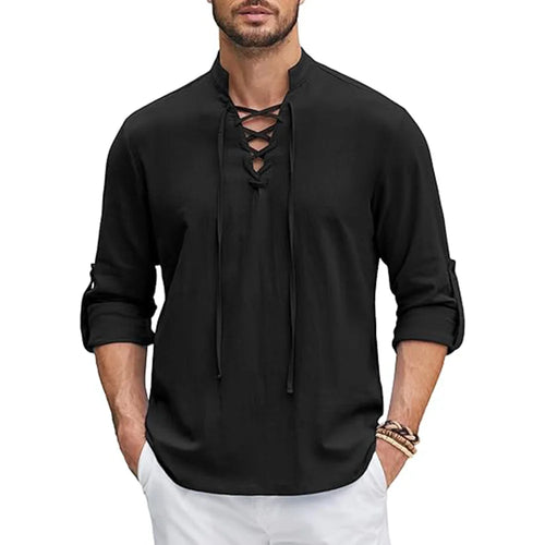 Renaissance Shirt Pirate Medieval Viking Cotton Linen
