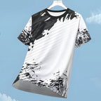Men's Football T-shirt Loose Sports Breathable Athletic Top