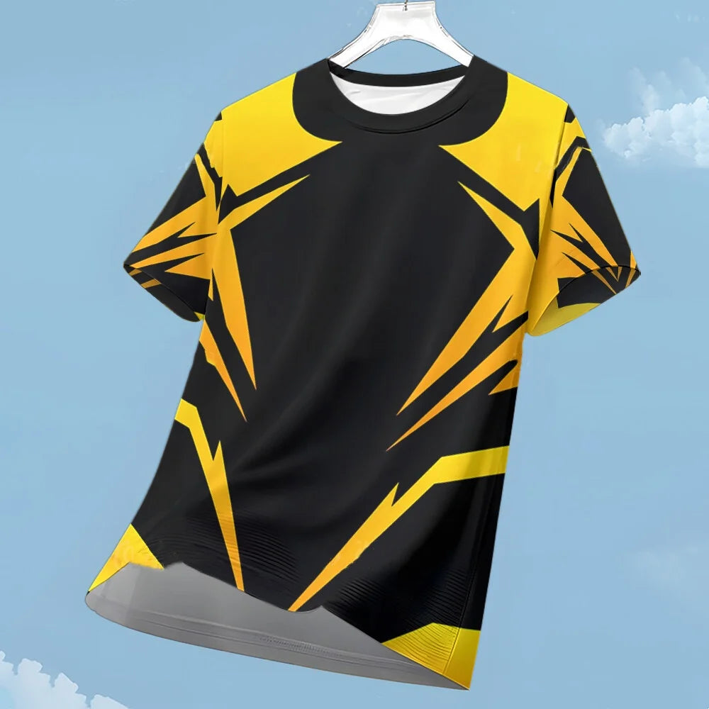 Men's Football T-shirt Loose Sports Breathable Athletic Top