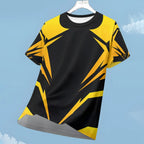 Men's Football T-shirt Loose Sports Breathable Athletic Top