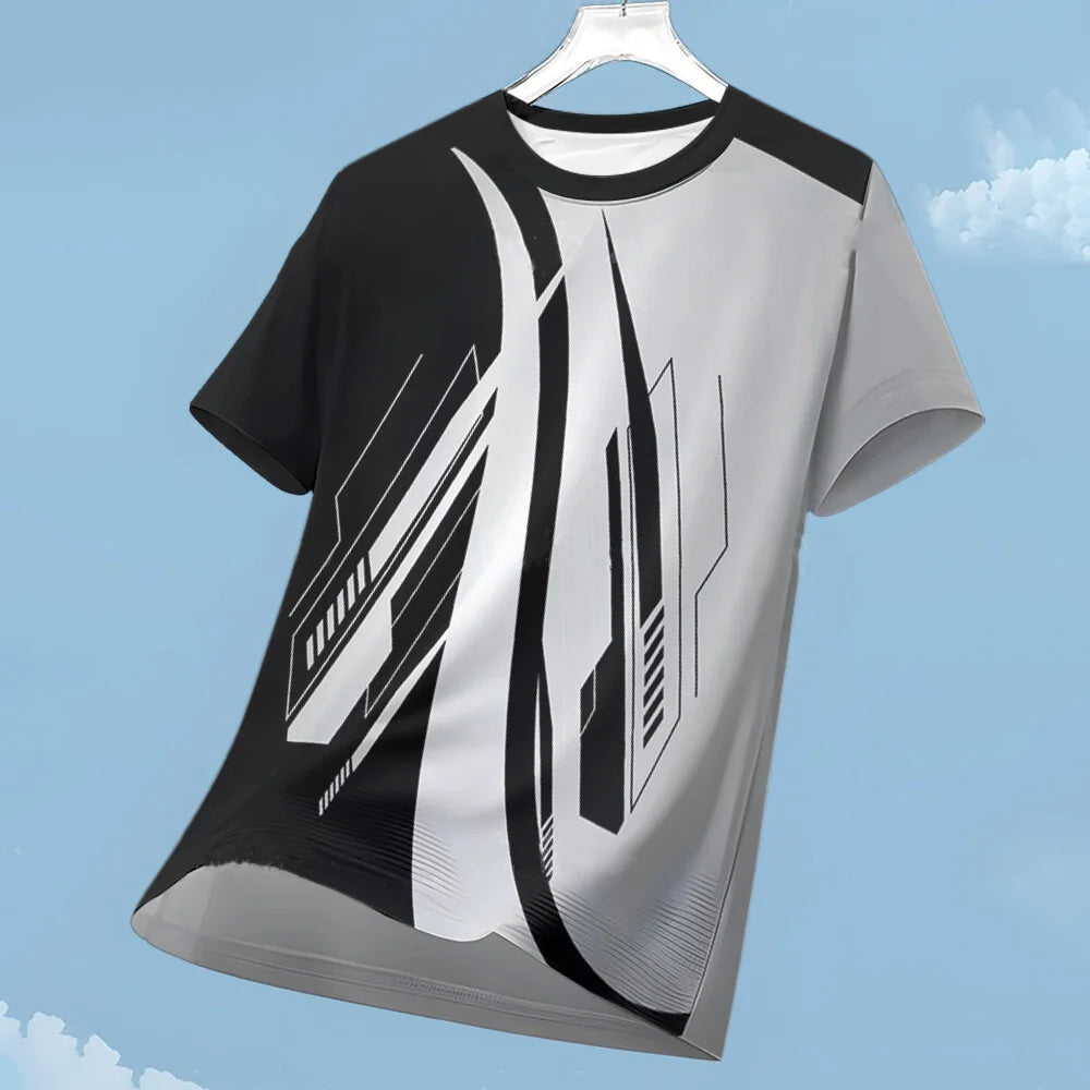 Men's Football Sports T-shirt Loose Breathable Athletic Top