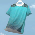 Men's Football T-shirt Loose Sports Breathable Athletic Top