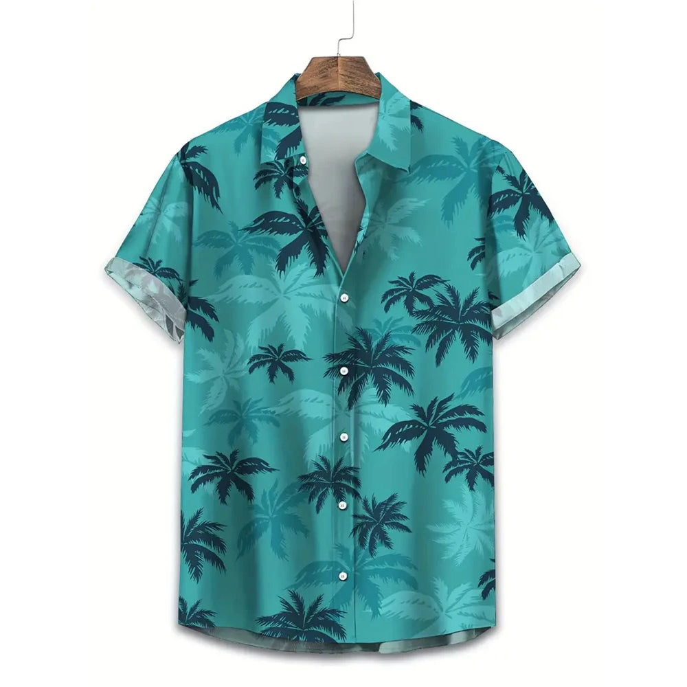 Men's Summer Tropical Short Sleeve Hawaiian Vintage Shirt