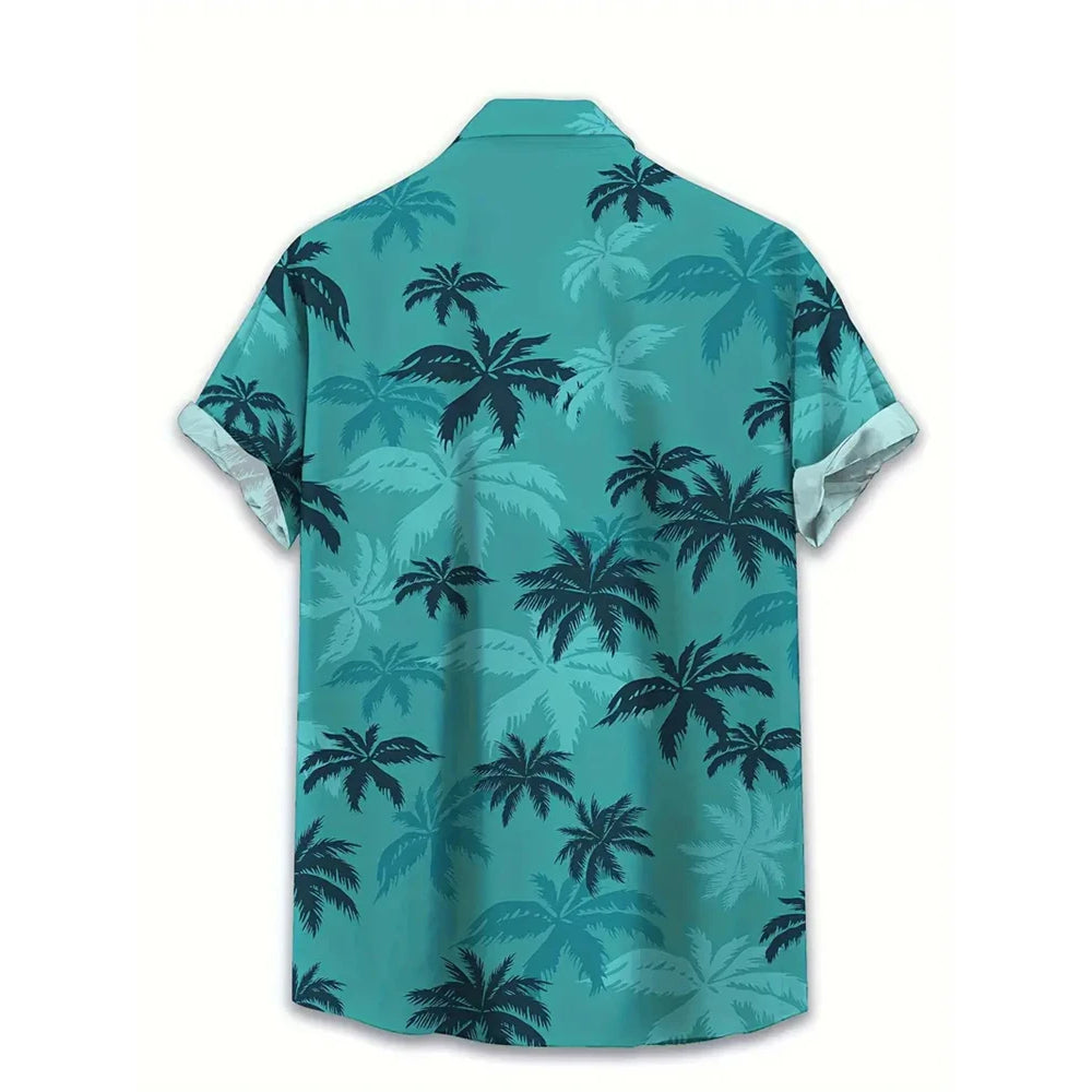 Men's Summer Tropical Short Sleeve Hawaiian Vintage Shirt
