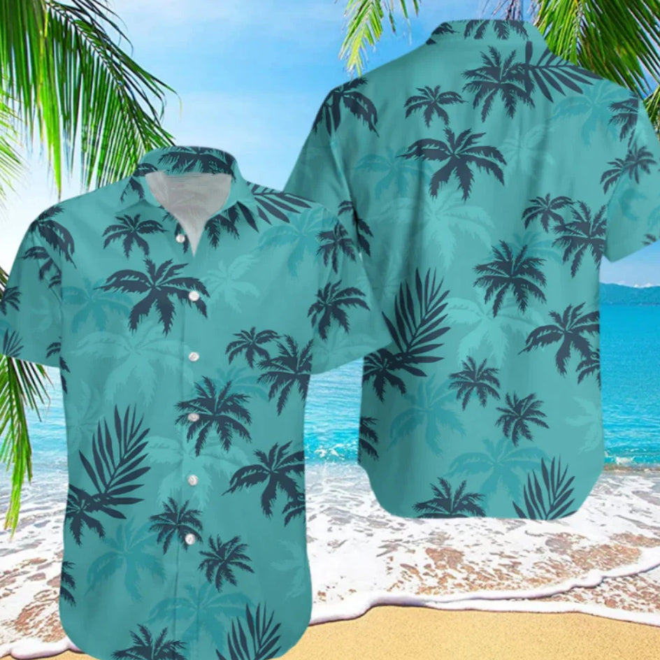 Men's Summer Tropical Short Sleeve Hawaiian Vintage Shirt