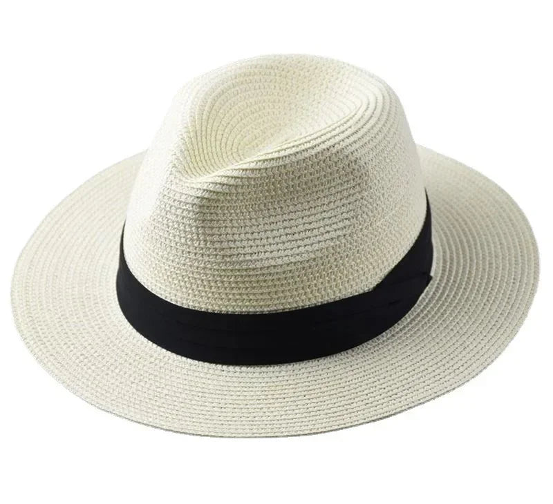 Classic Panama Hat Large Size Wide Brim Fedora