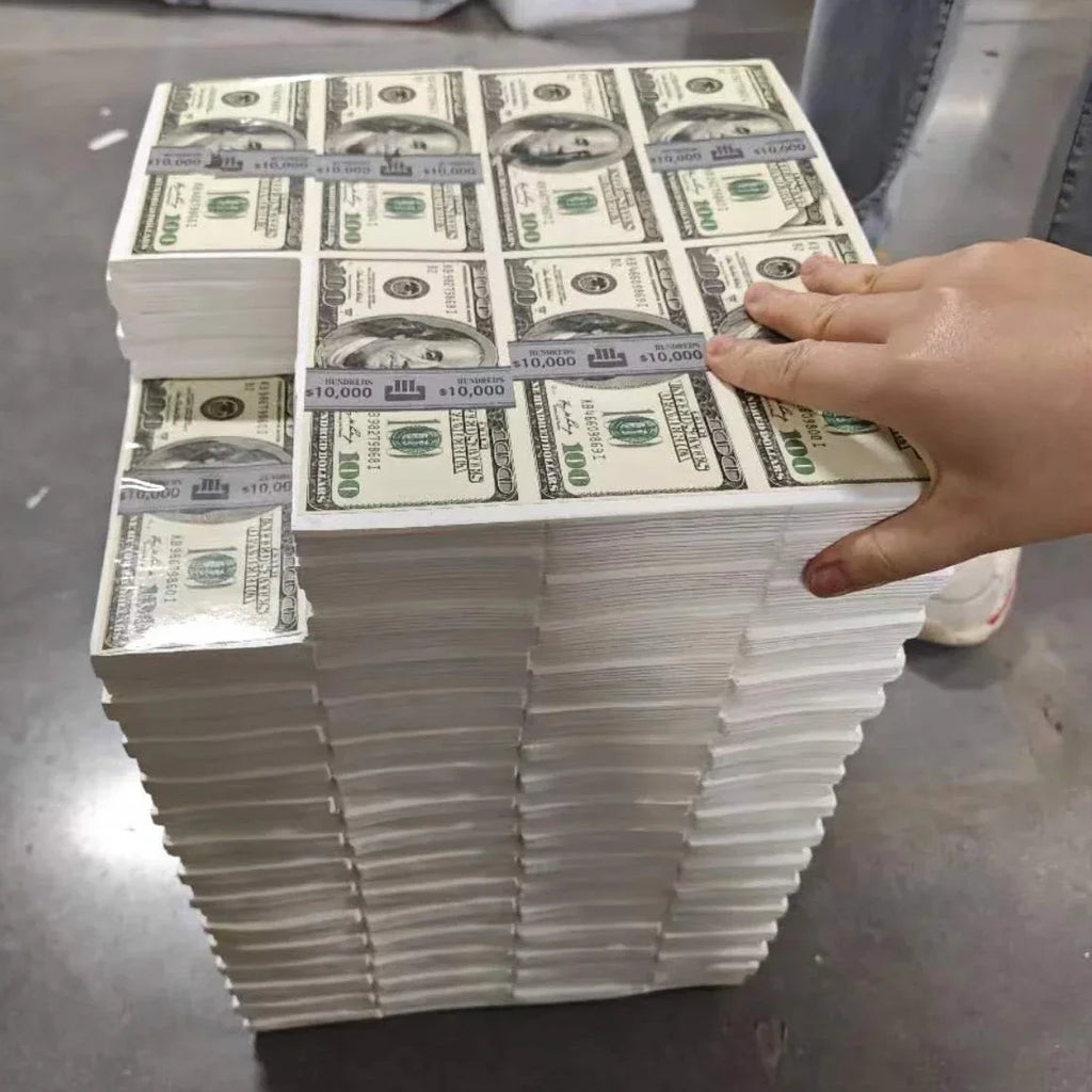 Money Coffee Table Fake Stack of Cash United States Dollars Bills Furniture