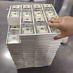 Money Coffee Table Fake Stack of Cash United States Dollars Bills Furniture