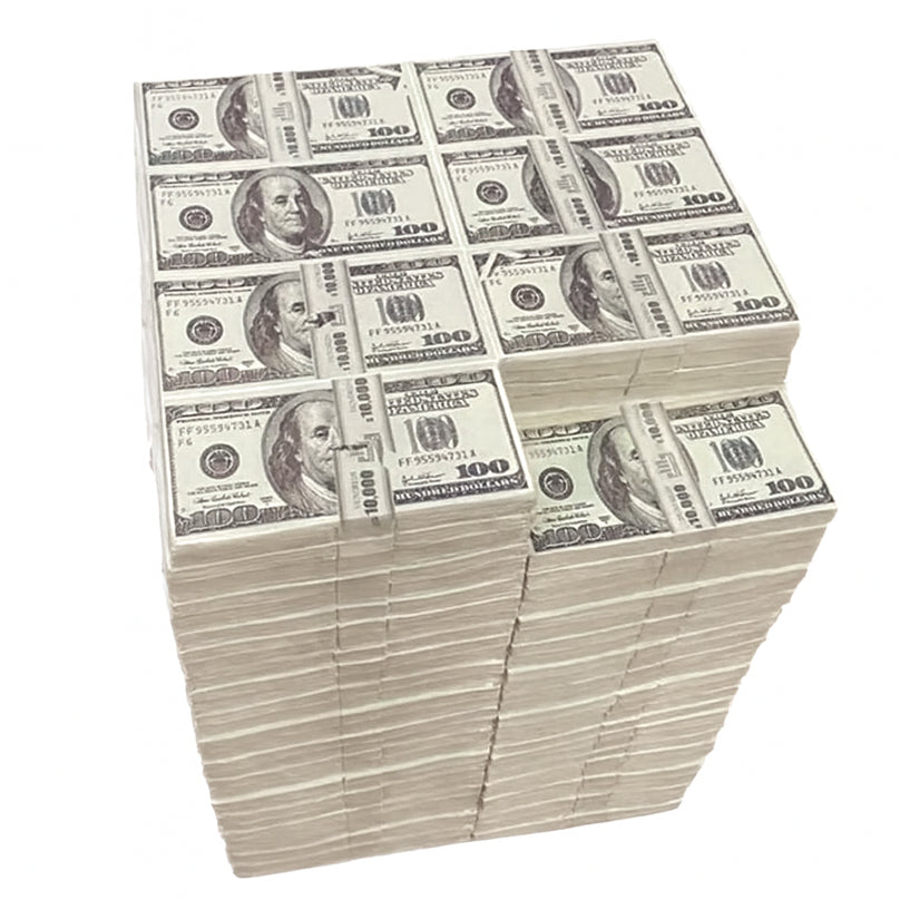 Money Coffee Table Fake Stack of Cash United States Dollars Bills Furniture