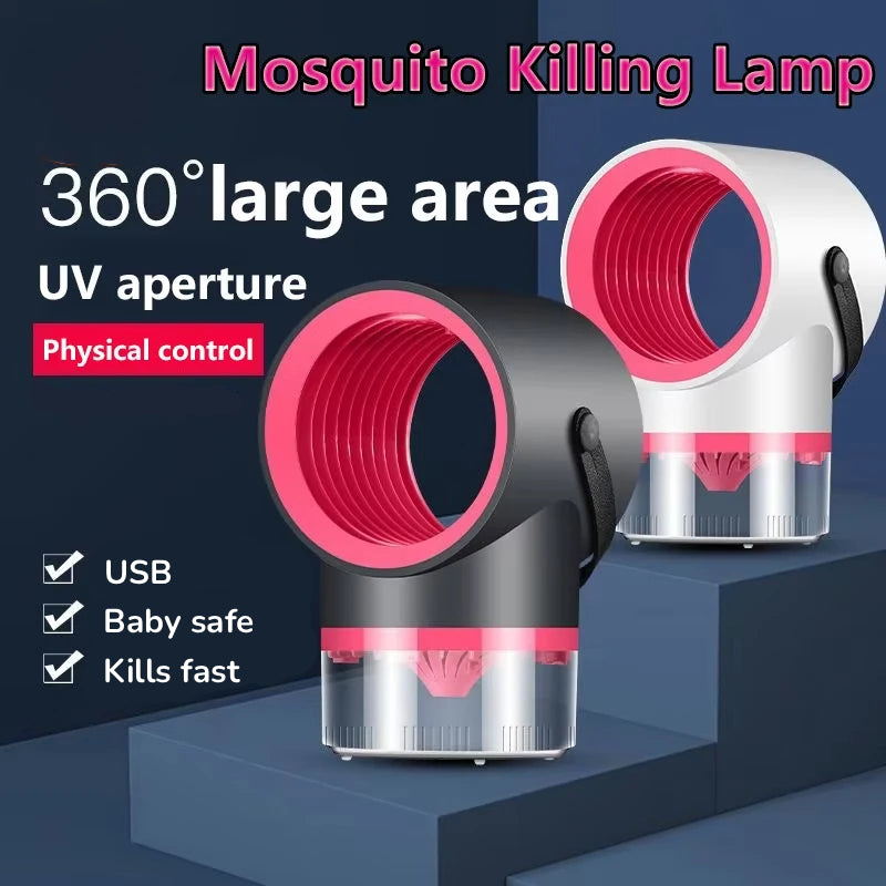 USB Mosquito Killer Lamp Silent Bedroom Bug Trap with UV Light