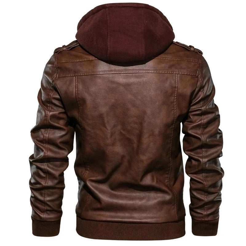 Mountain Skin Jacket Aviator With Detachable Hoodie Outwear