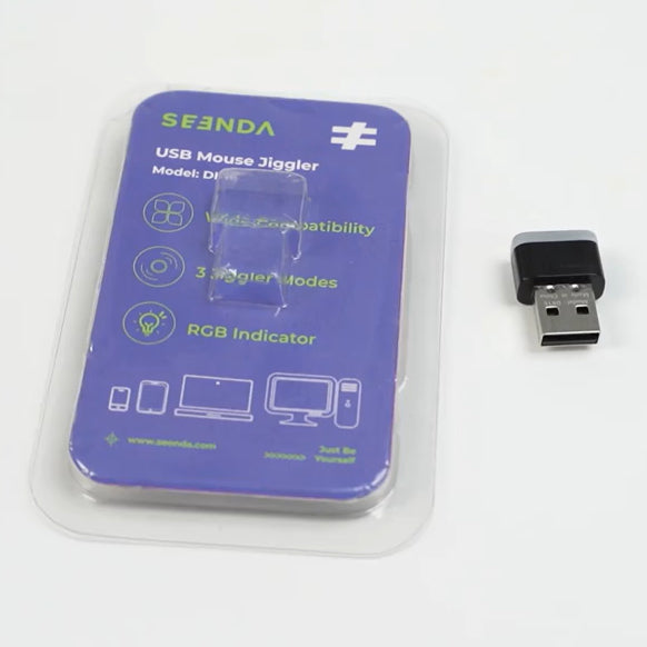 Auto Mouse Jiggler Mover USB-Dongle Shaker Keep Computer PC Screen On Awake WFH Tool