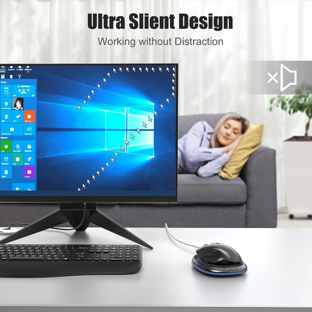 Mouse Mover Undetectable With Timer Silent Jiggler ON/Off Switch Wiggler Keep Computer Awake WFH