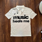 Music Heals Me | Polo Shirt Vintage Street Style