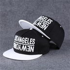 Hip Hop Embroidered Flat Brim Cap