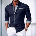 Men's Long Sleeve Shirt Smart Casual Date Night Outfit