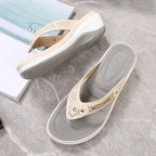 Summer Wedges Beach Slides Platform Flip Flops Women's Sandals