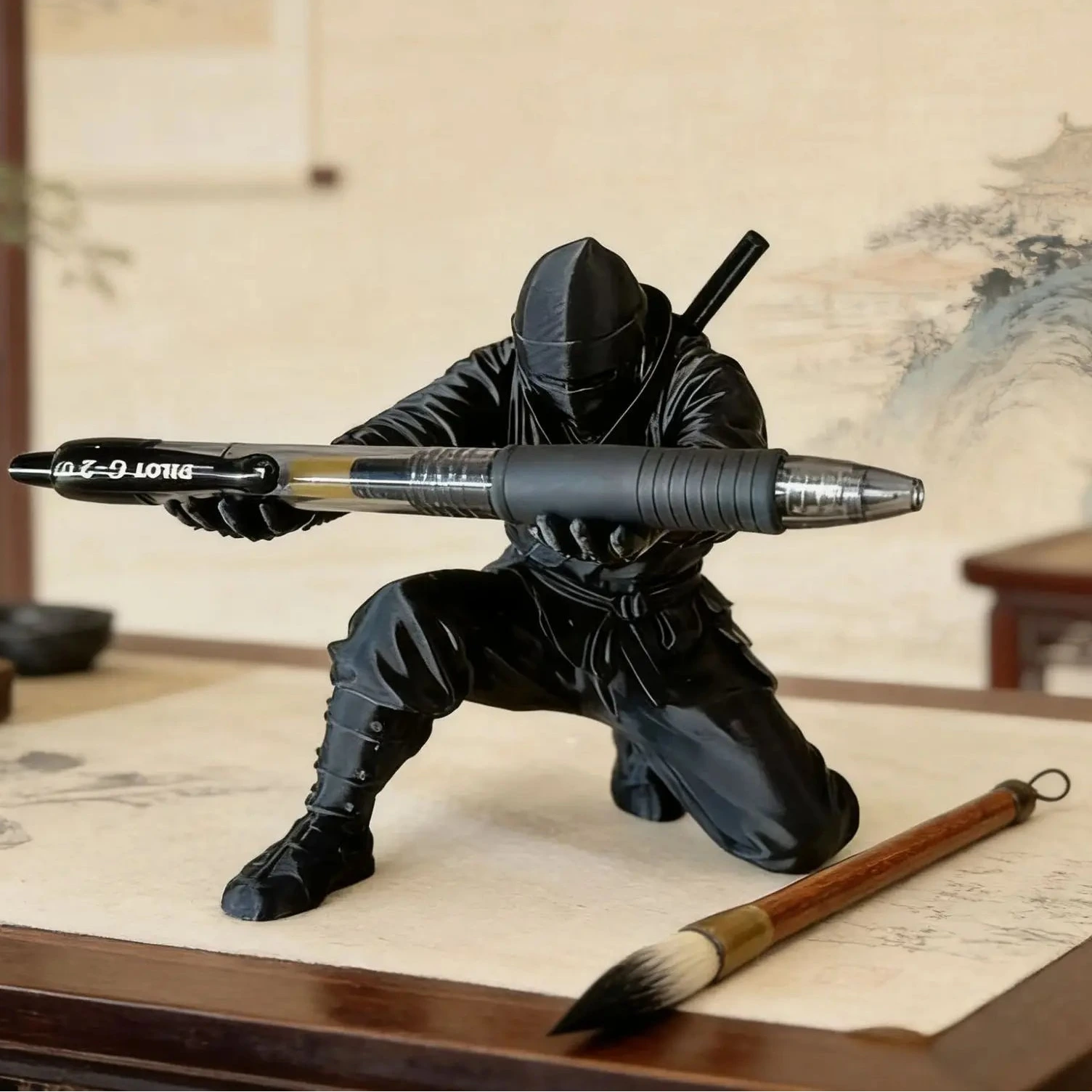 Ninja Pen Stand Holder Desk Organiser