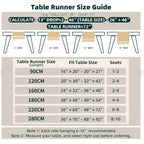 Nordic Rustic Striped Table Runner With Tassels