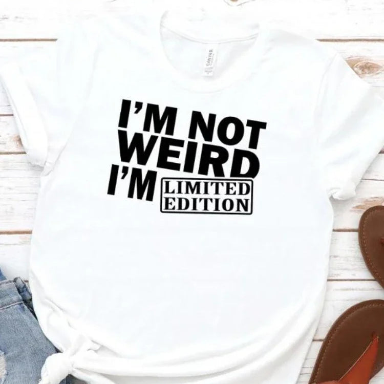 "I'm Limited Edition" Funny Women's T-shirt For People Who Are Different Misunderstood