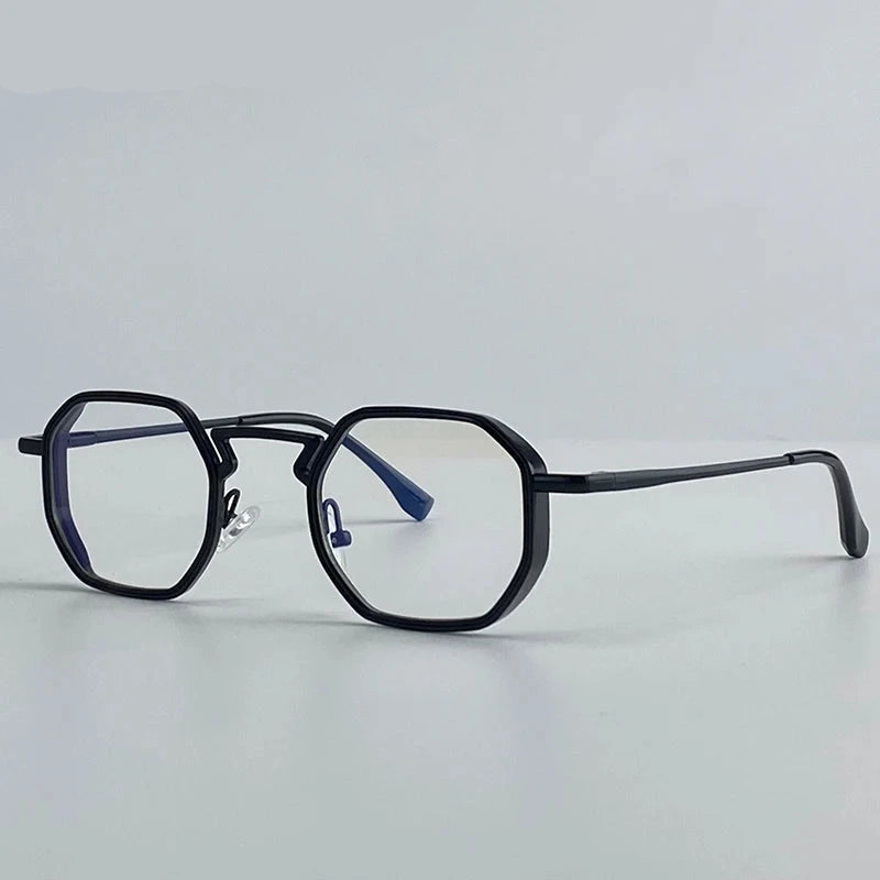 Octagonal Steampunk Sunglasses Vintage Geometric Punk Frames