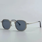 Octagonal Steampunk Sunglasses Vintage Geometric Punk Frames