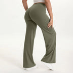 Comfort Flared Leggings Yoga Tights Casual Gym Pilates Sports Fitness
