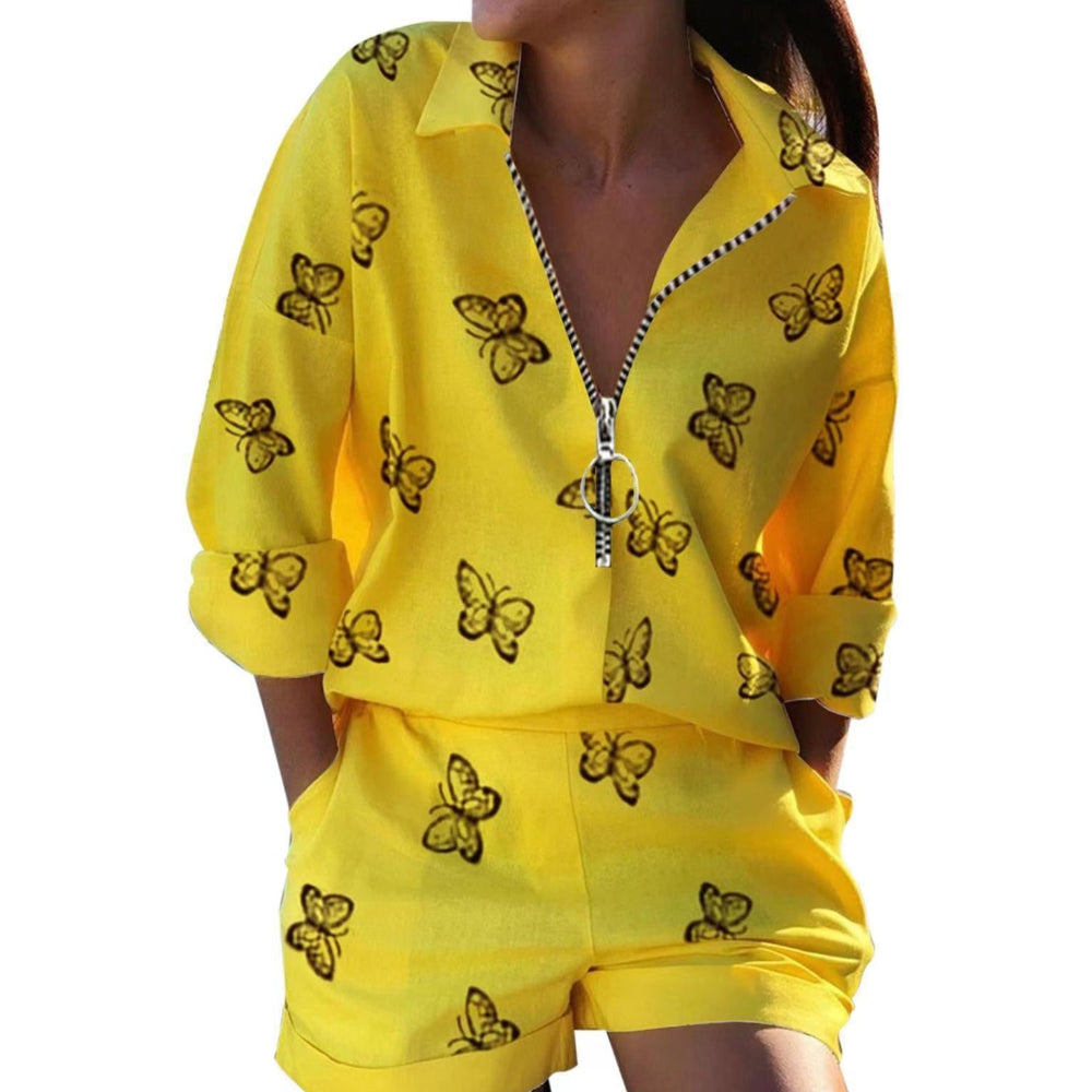 Jumpsuit Set Party Playsuit Shirt & Shorts Summer 2pcs Combo