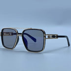 Oversized Fashion Sunglasses Double Bridge Steampunk Square Frame
