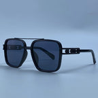 Oversized Fashion Sunglasses Double Bridge Steampunk Square Frame