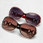 Oversized Women's Oval Round Sunglasses