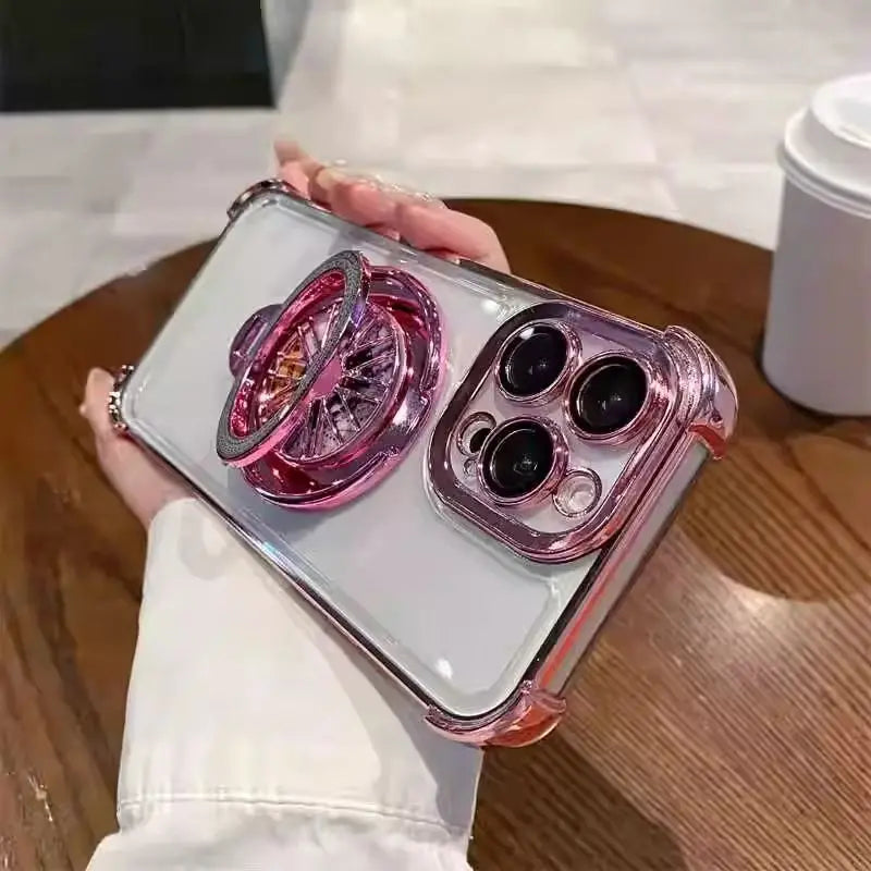 Luxury Magnetic 360° Rotating Bracket Phone Case For Samsung Galaxy