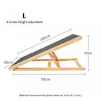 Pet Dog Ladder Adjustable Safety Steps Ramp Stairs