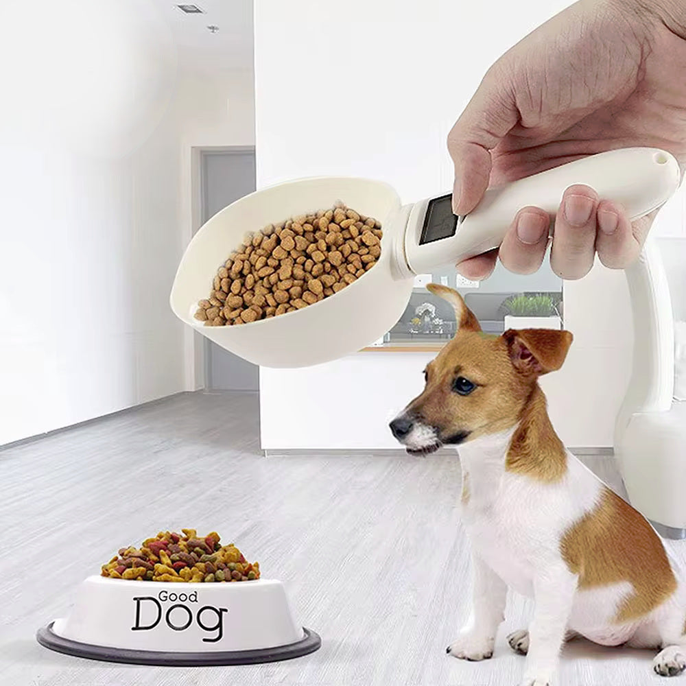 Pet Food Scoop With Digital Weighing Reader Scales Screen