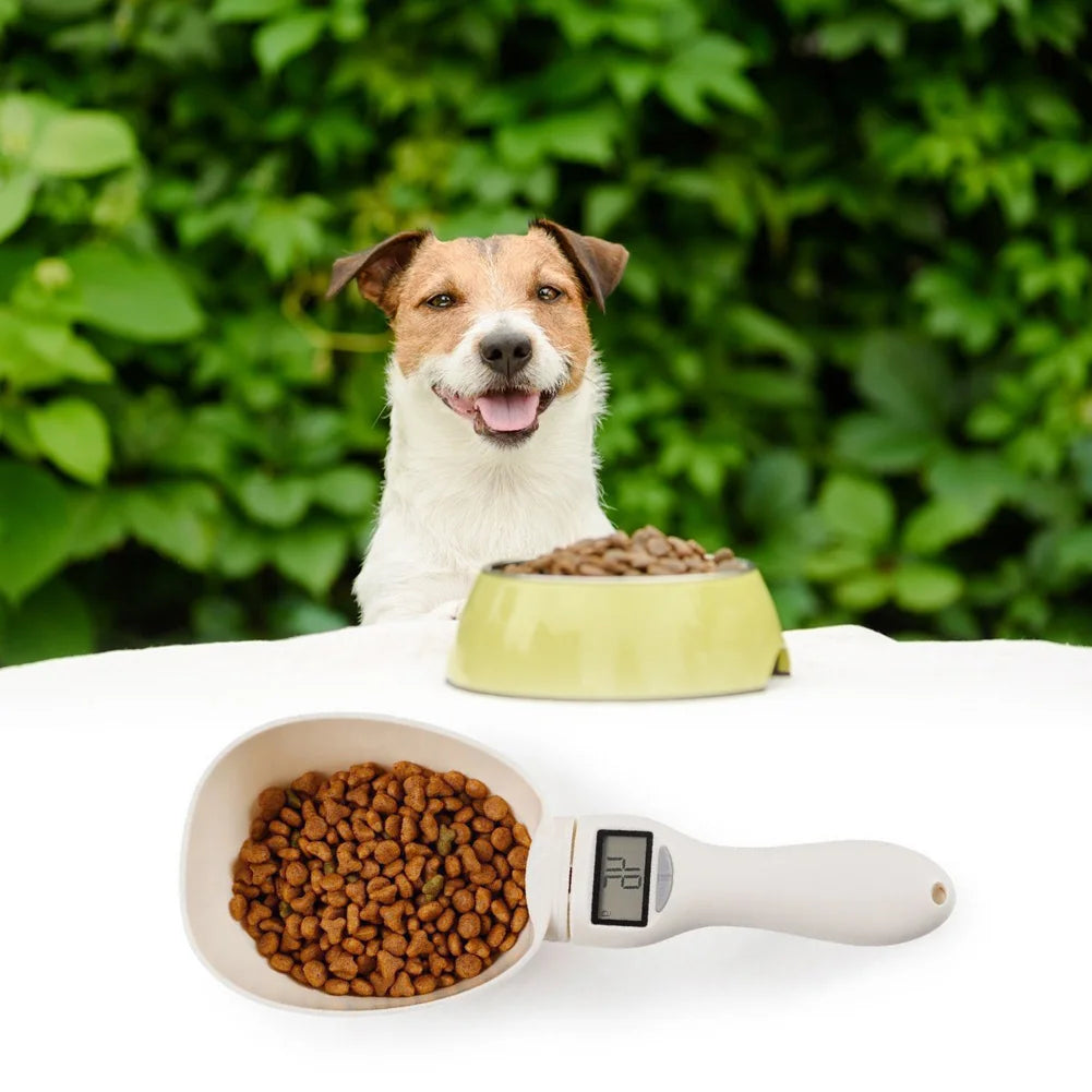Pet Food Scoop Digital Scales Measuring Spoon