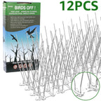 Pigeon Bird Spikes 12pcs Birds Off Pest Control Fence Thorns