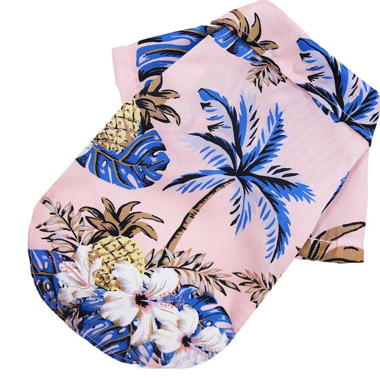 Hawaiian Pet Dog Shirt Puppy Tropical Outfit