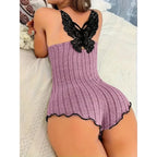 Women's Pajamas Lace Cami - Backless Sleepwear