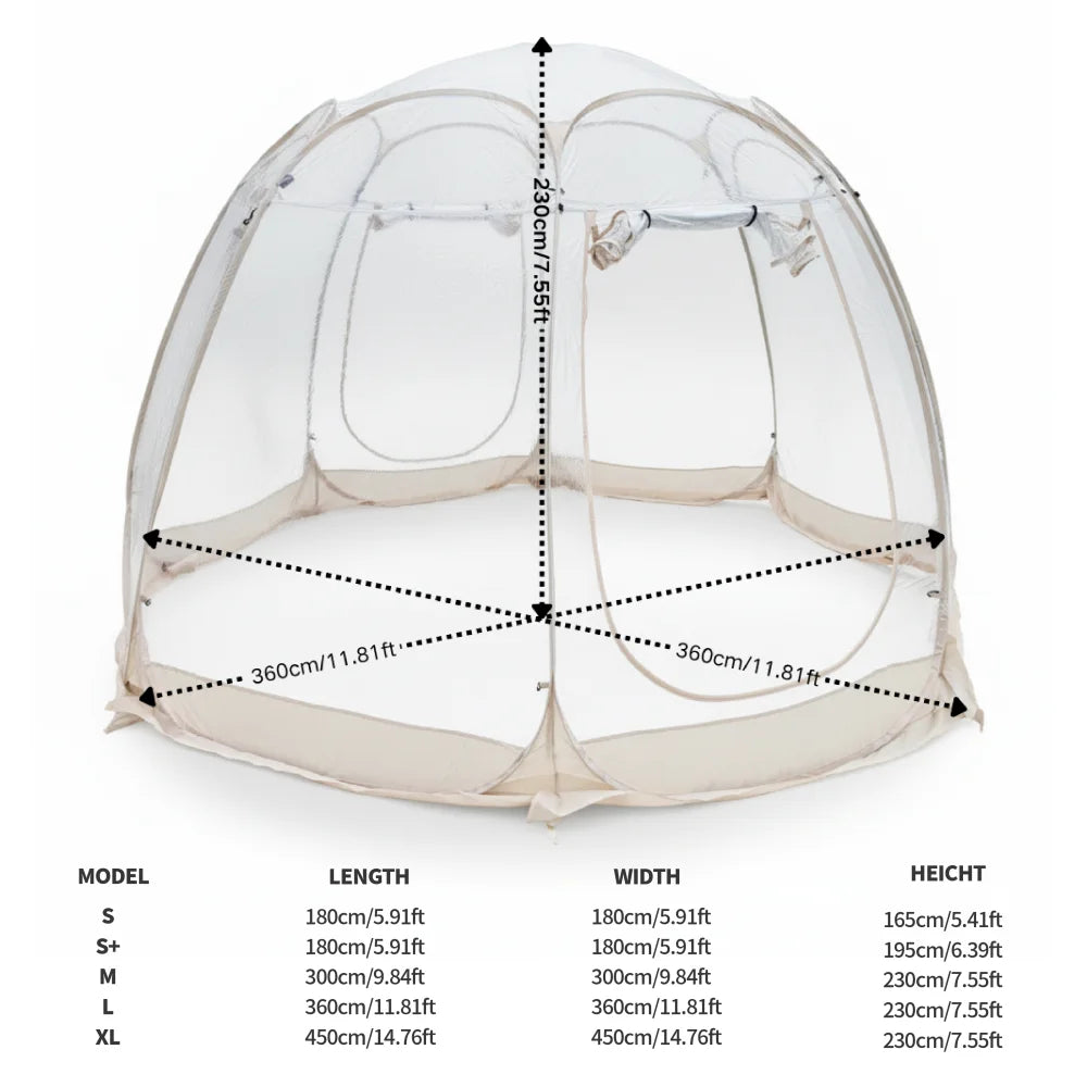 Pop-Up Bubble Tent Weatherproof Outdoor Igloo